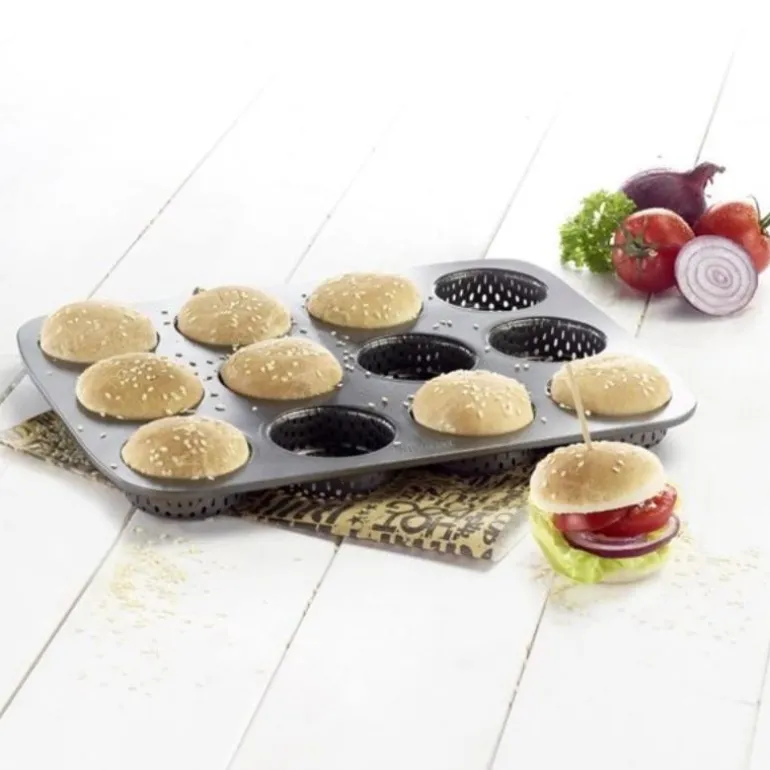 Bakeform burgerbrød 12 stk