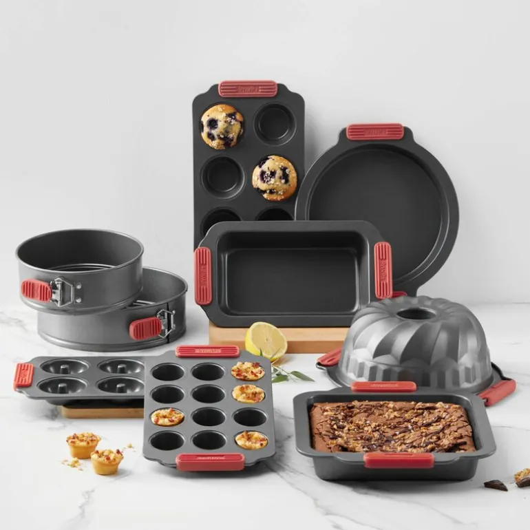 Bakeform for minimuffins 12 hull 36x18 cm keramisk non-stick