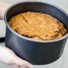 Bakeform med avtakbar bunn 18 cm nonstick grå