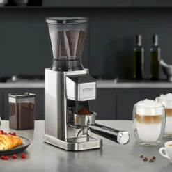 Barista Chef Inox kaffekvern sølv