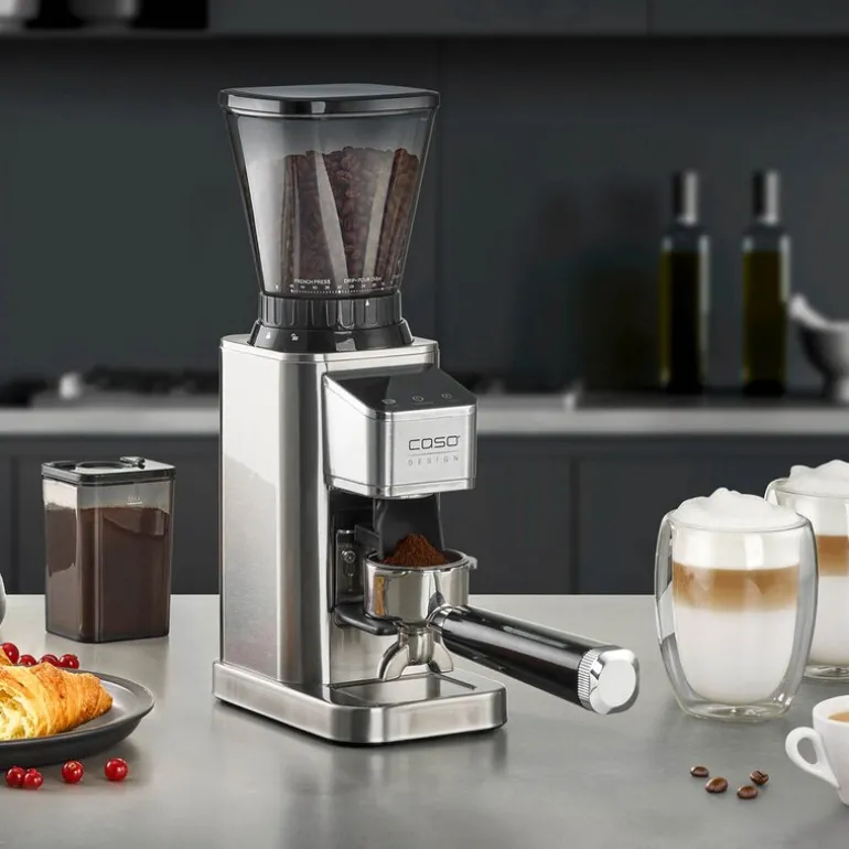 Barista Chef Inox kaffekvern sølv