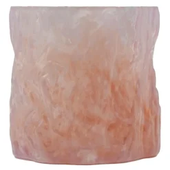 Bark lyslykt 12 cm rosa