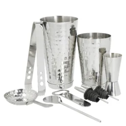 Bartendersett 8 deler sølv