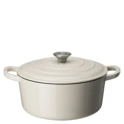 Basic støpejernsgryte 4,2L krem