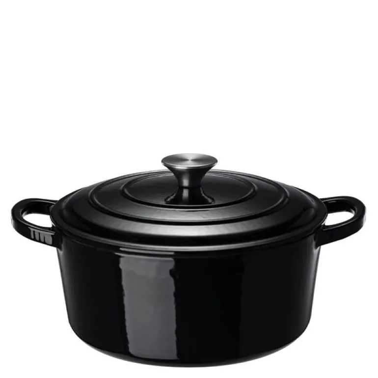 Basic støpejernsgryte 4,2L svart