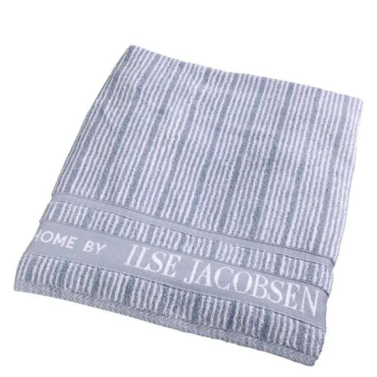 Bath Collection håndkle 70x140 cm powder blue stripes