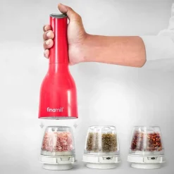 Batteridrevet krydderkvern m/2 finapod 23 cm sangria
