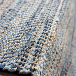 Bay denim ryeteppe 160x230 cm denimblå