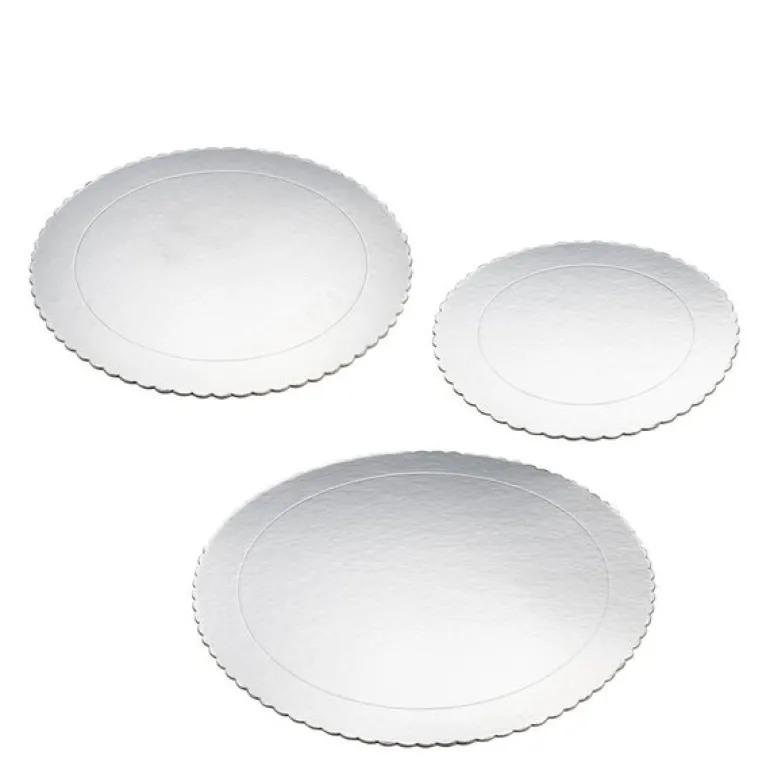 bAYk kakefat sett 3 deler 20/25/30 cm sølv