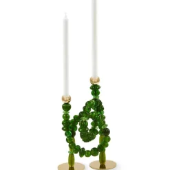 Beads lysestake 38 cm mørk grønn