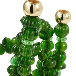 Beads lysestake 38 cm mørk grønn