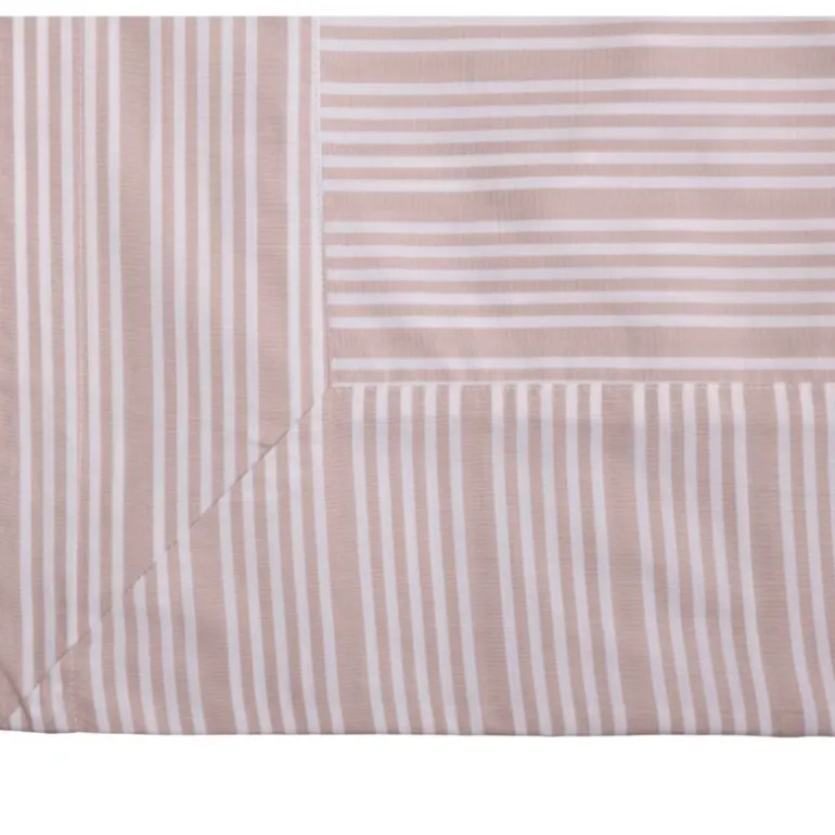 Bedding Collection dynetrekk 140x200+63x60 cm powder rose stripes