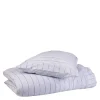 Bedding Collection dynetrekk 140x220+50x70 cm powder blue stripes