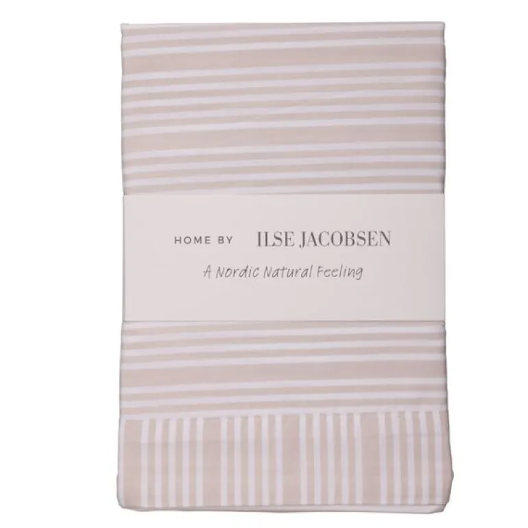 Bedding Collection putetrekk 60x63 cm 2 stk sand beige stripes