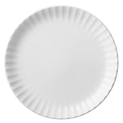 Bernadotte coupe tallerken 22,5 cm hvit