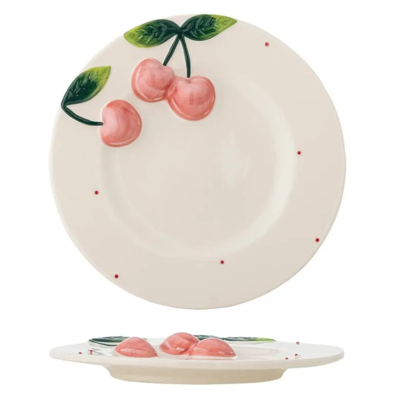 Berrie tallerken 20,5 cm kirsebær rosa