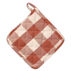 Bertel grytelapp 20x20 cm terrakotta/aprikos