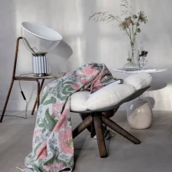 Bettys tulpaner pledd 140x170 cm rosa