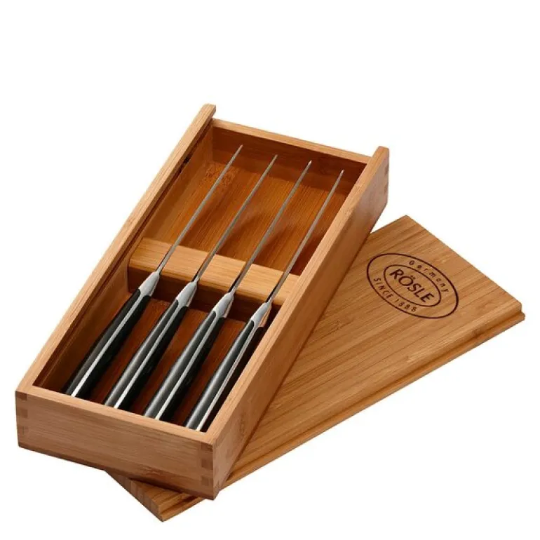 Biffkniv 24 cm 4 stk i rustfritt stål