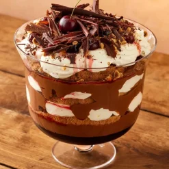 Big Love trifle-/serveringsskål på fot 22 cm riflet