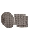 Big Waffle vaskbare sminkefjernepads 8x8 cm 4 stk clay