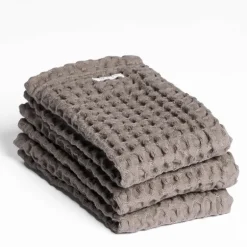 Big Waffle vaskeklut 25x40 cm 3 stk clay