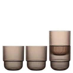 Billi vannglass 40 cl 4 stk brun