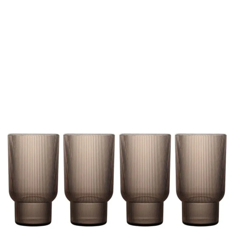 Billi vannglass 43 cl 4 stk brun
