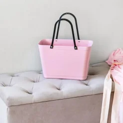 Biobased Plastic veske liten 7,5L gammelrosa