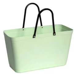 Biobased Plastic veske stor 15L lysgrønn