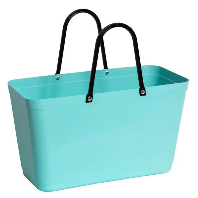 Biobased Plastic veske stor 15L aqua