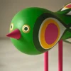 Birds 1967 no 2 16 cm grønn/rosa