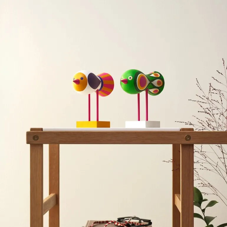 Birds 1967 no 2 16 cm grønn/rosa