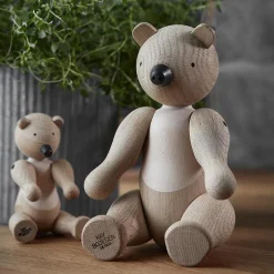 Bjørn eik/lønn 15 cm