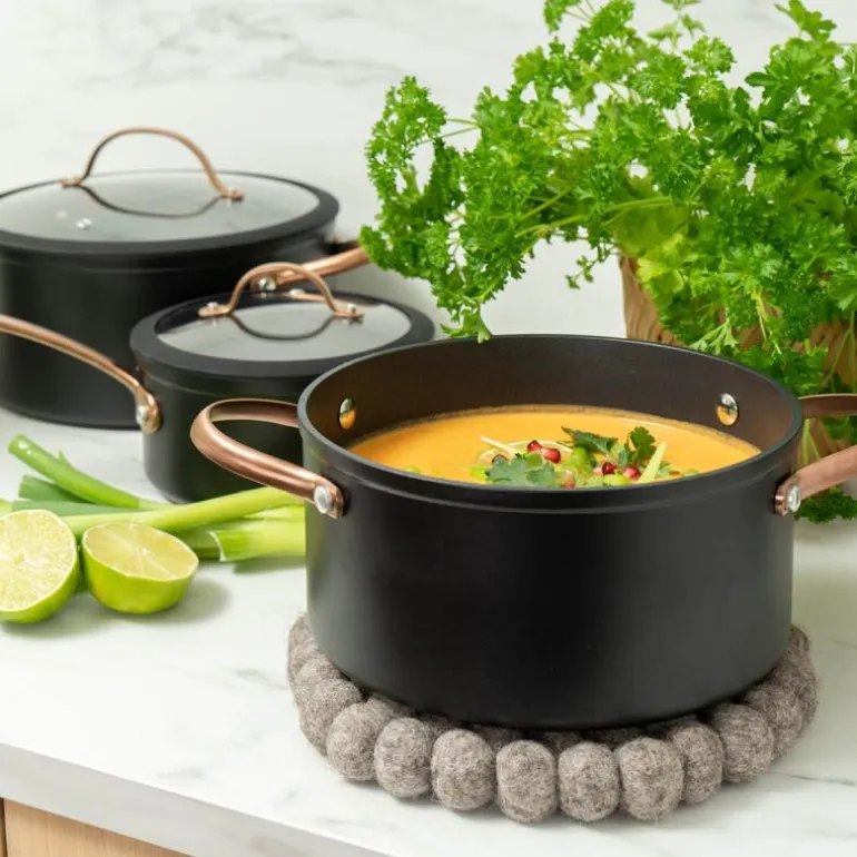 Black Copper gryte 4,5L keramisk