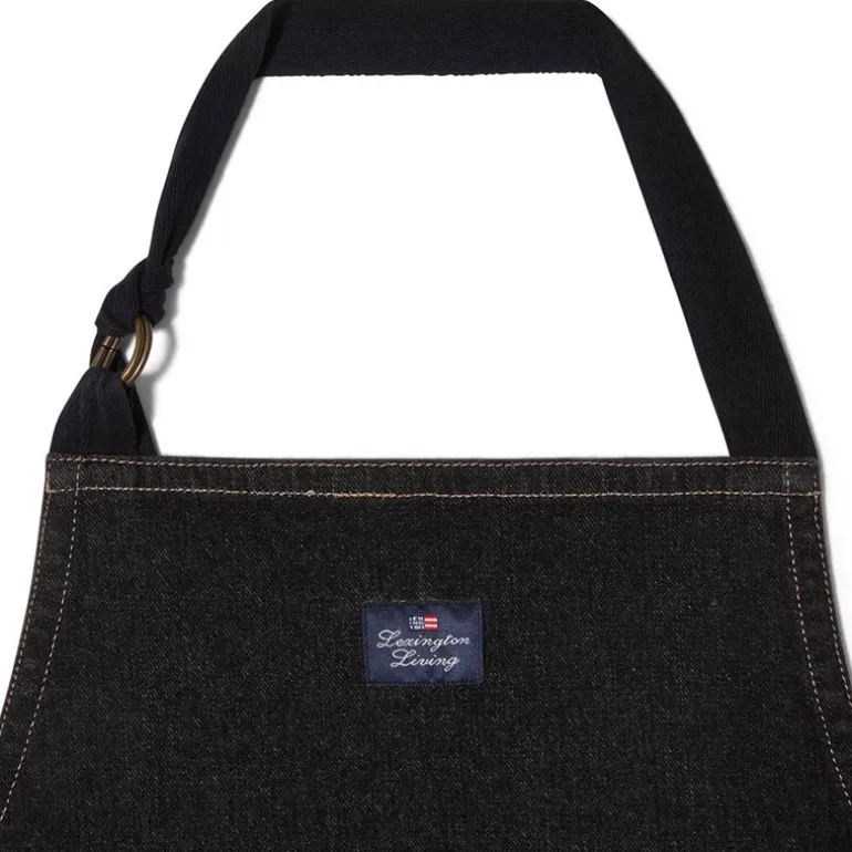 Black Denim forkle one size svart