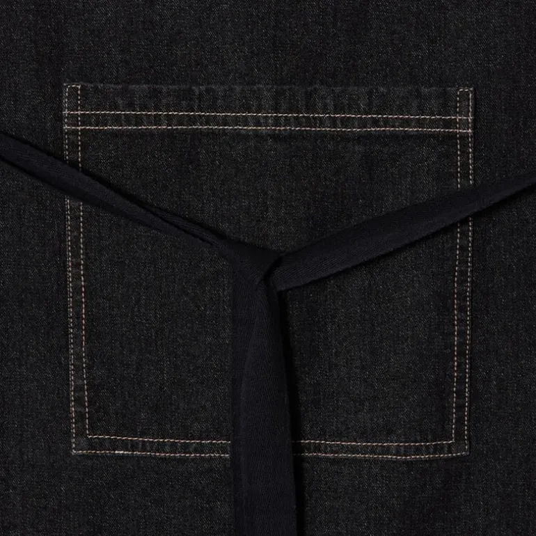 Black Denim forkle one size svart