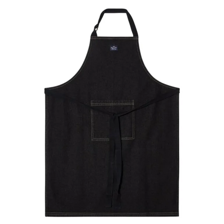 Black Denim forkle one size svart