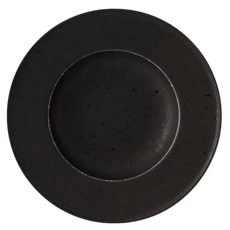 Black Satin dyp tallerken 25 cm