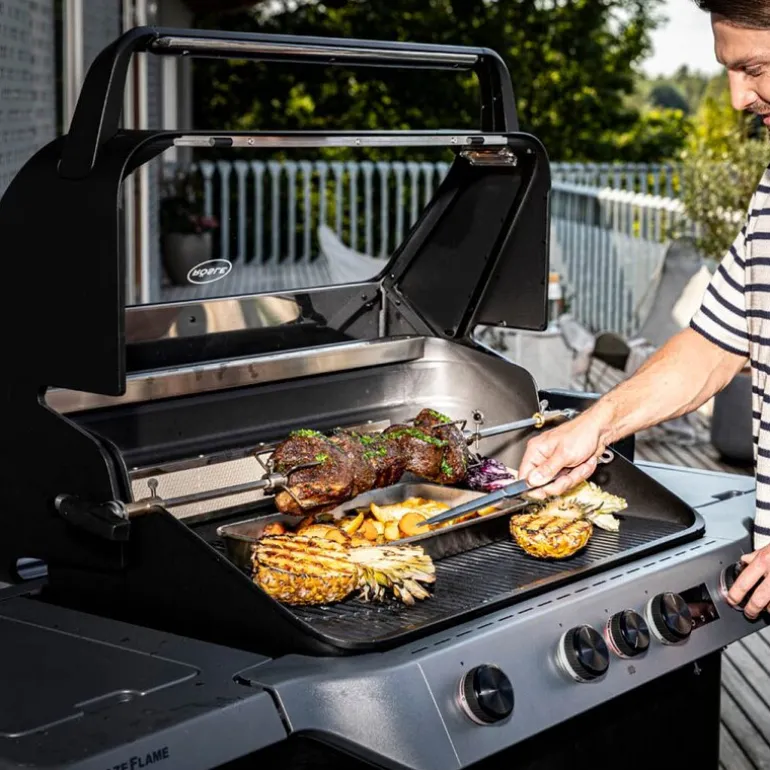 BlazeFlame rotisserie 68x13 cm stål