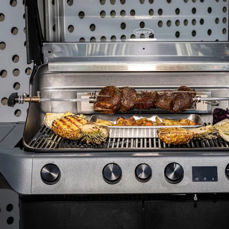 BlazeFlame rotisserie 68x13 cm stål