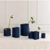 Block Nupo vase M 11x20 cm antrasitt