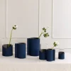 Block Nupo vase S 7,5x15 cm midnight blue
