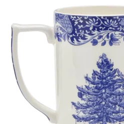 Blue Italian Christmas Tree kopp 34 cl blå/hvit