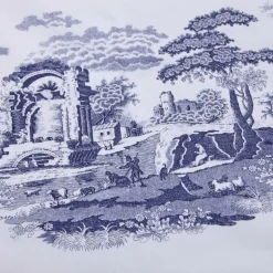Blue Italian kjøkkenhåndkle 45x74 cm blå/hvit