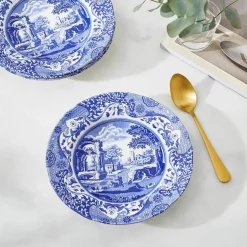 Blue Italian tallerken dyp 23 cm blå/hvit