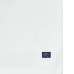 Bomullsduk jacquard 180x180 cm hvit