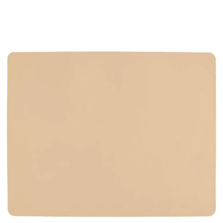 Bordbrikke i silikon 42x33 cm beige