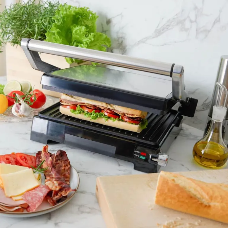 Bordgrill 2-i-1 PG600 2000W rustfritt stål