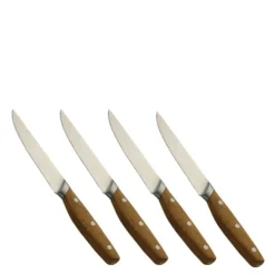 Bosco grillkniv 13 cm 4 stk stål/eik